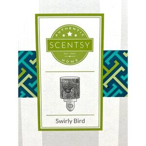 Retired New 2016 Scentsy Swirly Bird Wall Plug In Warmer Night Light NIB Nature